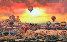 Cappadocia Balloon Colorfully